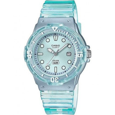 CASIO Coleccion LRW-200HS-2EVEF Reloj Analogico Azul Transparente Fecha,resist Al Agua,correa Resi