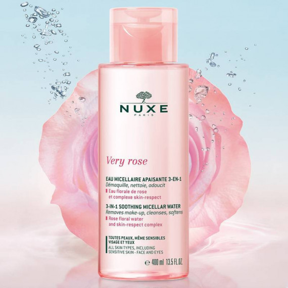 Nuxe Agua Desmaqui Very Rose Micelar Rosa 400 Ml  NUXE ESPAÑA