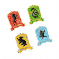 Set de 4 Pines Harry Potter Casas Hogwarts  GRUPO ERIK