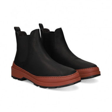 Botin Elastico ante Negro  CAMPER