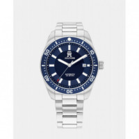 Reloj Tommy Plateado Automatco  TOMMY HILFIGER