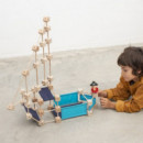 Juego de construcción 85 PIEZAS de madera para niñas y niños MINI TRIGONOS