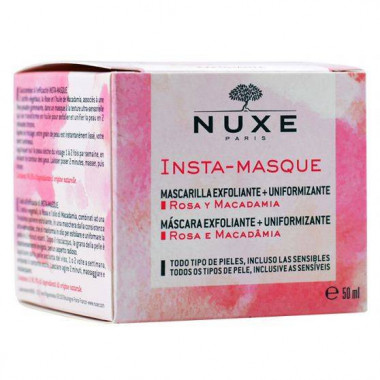 NUXE INSTA MASCARILLA EXFOL ROSA Y MACADAM 50 ML