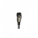 KOMUNICA Micro Auricular PWR-GES-TPH900 con Cable Rizado Negro Compatible Airbus TPH900