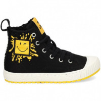 Botin Deportivo Smiley Negro  MARC JACOBS KIDS