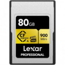 LEXAR Tarjeta Cfexpress Pro Tipo a Serie Gold 80GB/R900-W800MB/S