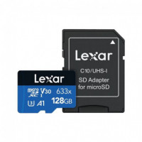 LEXAR Tarjeta Micro Sd Blue Uhs-i 633X 128GB V30