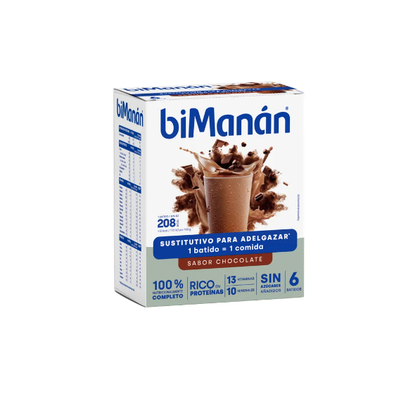 BIMANAN Batido Chocolate 250 G 50 G X 5 U