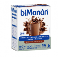 BIMANAN Batido Chocolate 250 G 50 G X 5 U