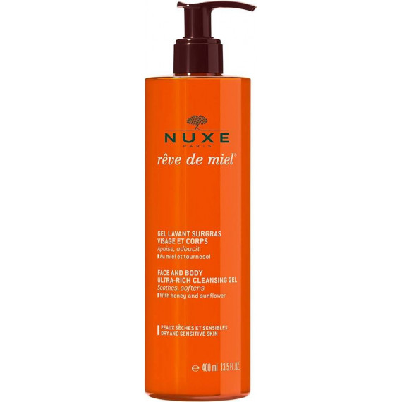 Nuxe Reve Miel Gel Limp Dermat Cara Cuerp 400 Ml  NUXE ESPAÑA