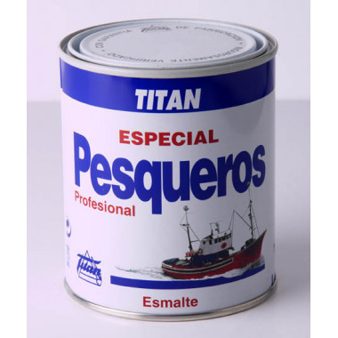 Pintura Titan Marino Esmalte Pesquero Blanco Brillante 566 750ML