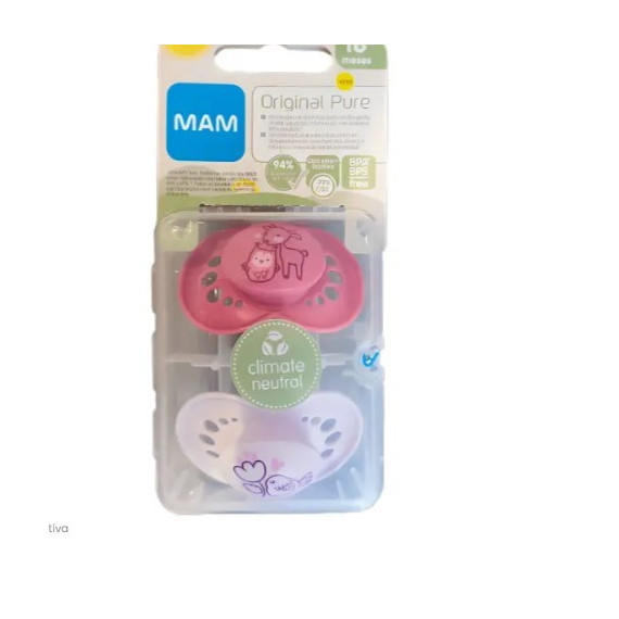 Mam Original Chupete Silicona + 16 Meses Matt R Pack Doble  MAM BABY