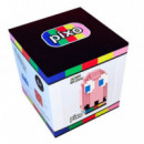 PIXO Puzzle Fantasma Rosa Pacman