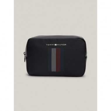 Th Foundation Washbag Black  TOMMY HILFIGER