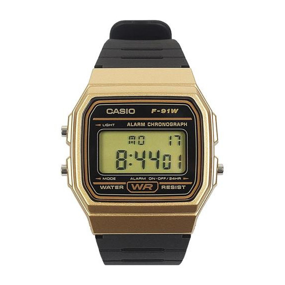 CASIO Coleccion F-91WM-9ADF Reloj Digital, Alarma, Calendario, Correa Resina Negra,