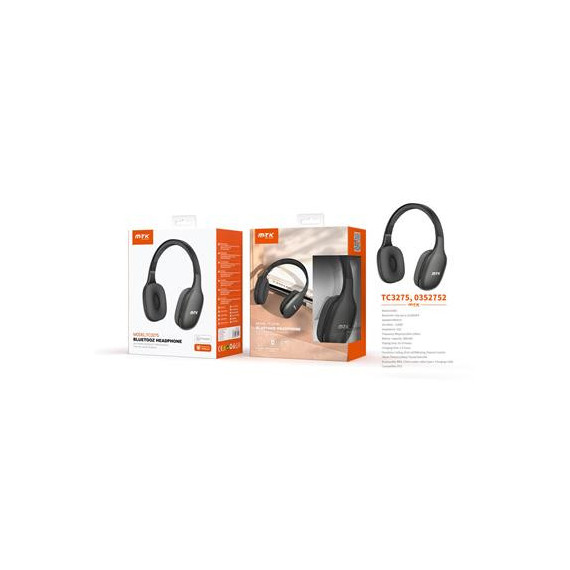 MTK Auricular Casco Bluetooth/fm TC3275 Negro