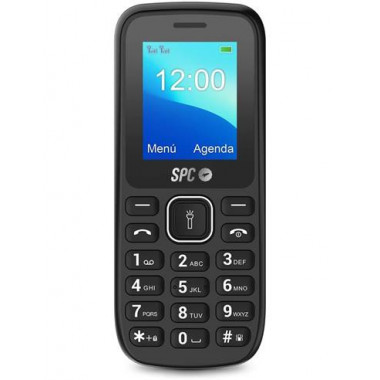 SPC Telefono Movil Talk Negro 2323N Camara,radio Fm, Linterna,bluetooth