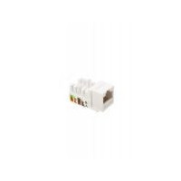 LAPARA Módulo Utp RJ45 CAT6 Keystone 90º Dual, 110 Tipo Slim Blanco