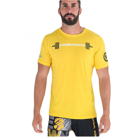 Unbroken Barbell Yellow  TITANBOX WEAR