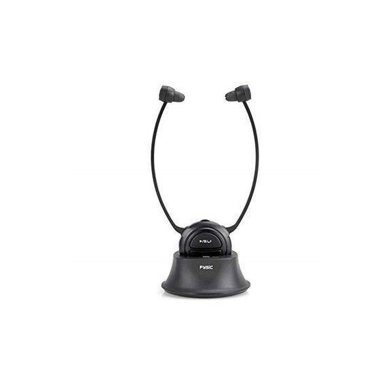 FYSIC AUR829 Auricular Inalambrico Amplificado FH-76 para Tv/radio/movil Alcance 15MTRS