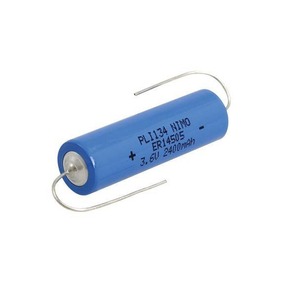 NIMO Pila Litio Mod PLI134 3.6V, 2400 Mah ER14505 con Chapa