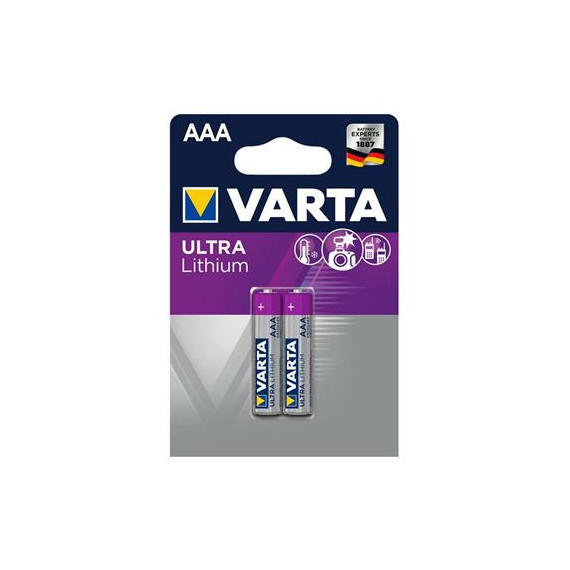 VARTA Pack de 2 Pilas Litio Aaa Ultra Lithium PLI090