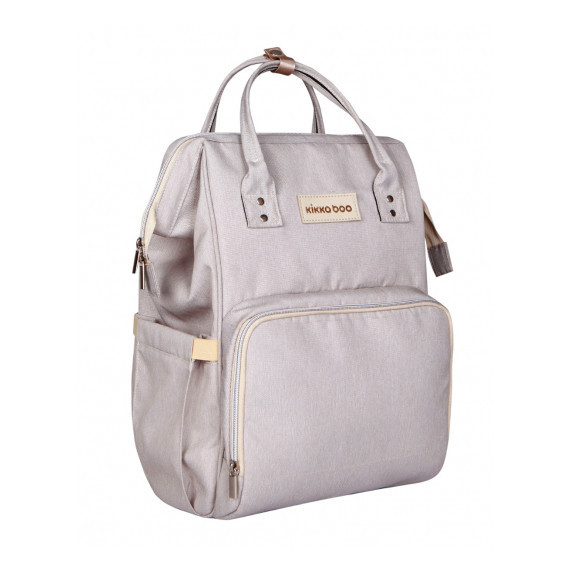 Mochila Maternal Siena Gris Claro  KIKKA BOO