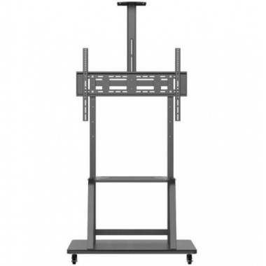 AISENS Soporte de Pie Inclinable con Ruedas FT100E-135 para TV  37-100/ hasta 150 Kg