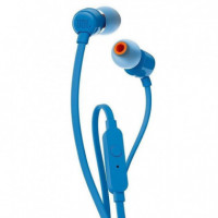 JBL Auriculares Intrauditivos T110 Jack 3.5 Azul