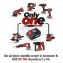 Pack Radial + Taladro + Martillo 20V Only One AICER (2X 4.0AH)