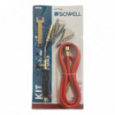 Kit Soplete de Gas 17-22-40MM + Manguera 2M SOWELL