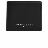 Cartera Tommy Leather Cc Coin Negro  TOMMY JEANS