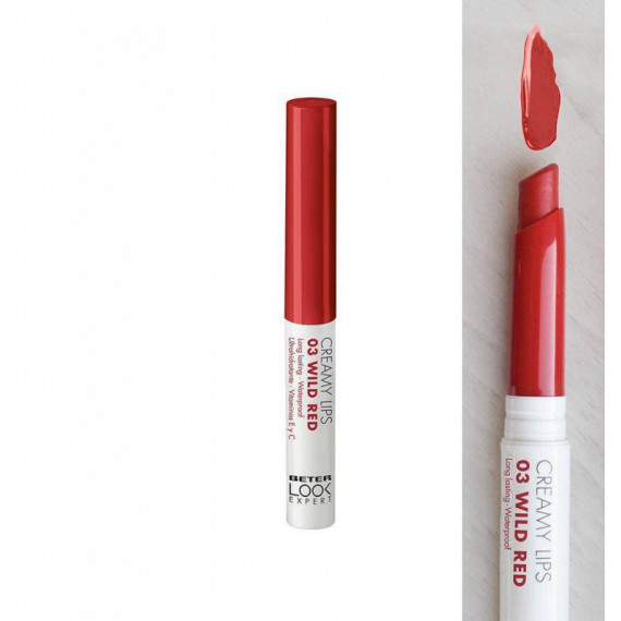 BETER Look Lipstick Creamy Lips 03 Wild Red