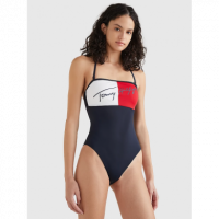 Cheeky Bandeau One Piece Rp Desert Sky  TOMMY HILFIGER