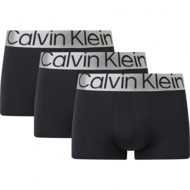 Low Rise Trunk 3PK Black  CALVIN KLEIN