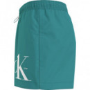 Short Drawstring Caspian Teal  CALVIN KLEIN