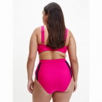 Plus High Waist Bikini Royal Pink  CALVIN KLEIN