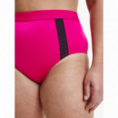 Plus High Waist Bikini Royal Pink  CALVIN KLEIN