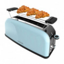 Tostador Vertical Toastin' Time 850 Blue Long  CECOTEC