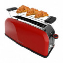 Tostador Vertical Toastin' Time 850 Red Long  CECOTEC