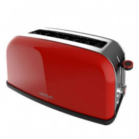 Tostador Vertical Toastin' Time 850 Red Long Lite  CECOTEC