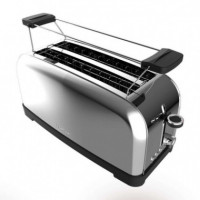 Tostador Vertical Toastin' Time 1500 Inox  CECOTEC