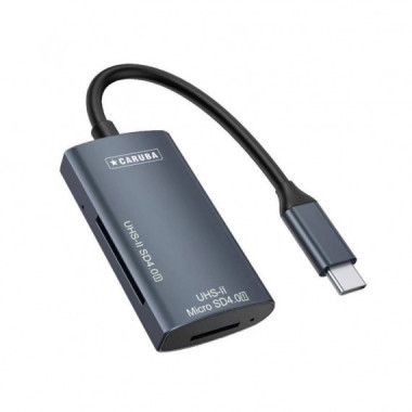 CARUBA Lector Sd 4.0 Ush-ii+micro Sd Usb c