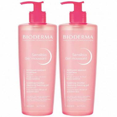 BIODERMA SENSIBIO DUPLO GEL MOUSSANT 500ML