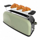 Tostador Vertical Toastin' Time 850 Green Long  CECOTEC