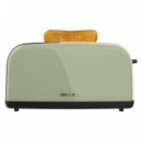 Tostador Vertical Toastin' Time 850 Green Long  CECOTEC