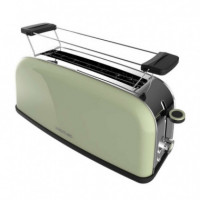 Tostador Vertical Toastin' Time 850 Green Long  CECOTEC