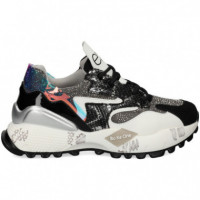 Deportivo Multicolor Strass Plomo  EXE