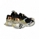 Deportivo Multicolor Strass Negro  EXE