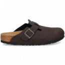 Zueco Piel Negro  BIRKENSTOCK